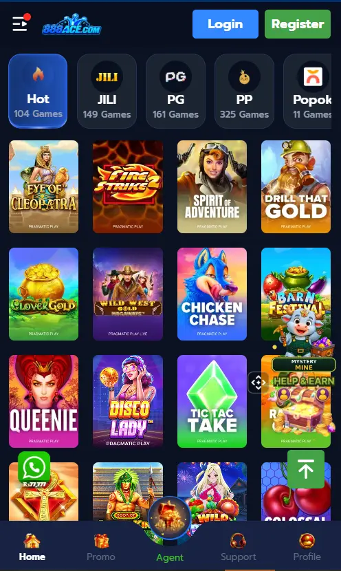 888ACE game