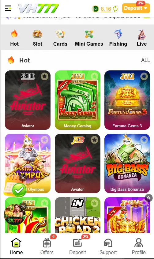 VH777 Game