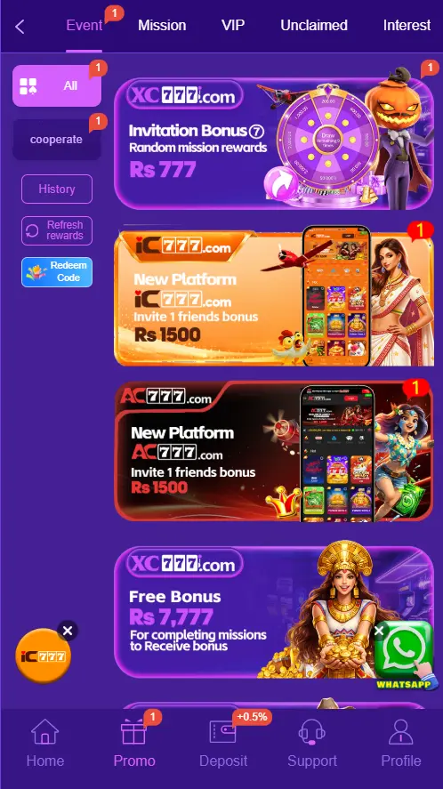 XC777 game 