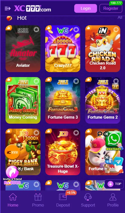 XC777 game 